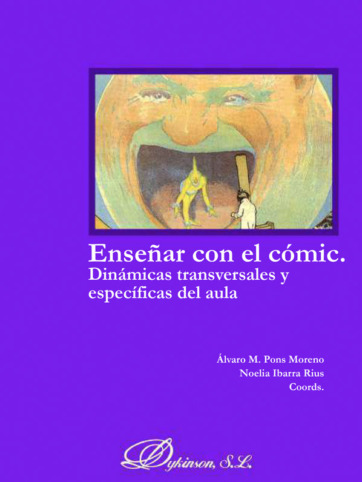 Portada de Enseñar con el cómic: dinámicas transversales y específicas del aula.