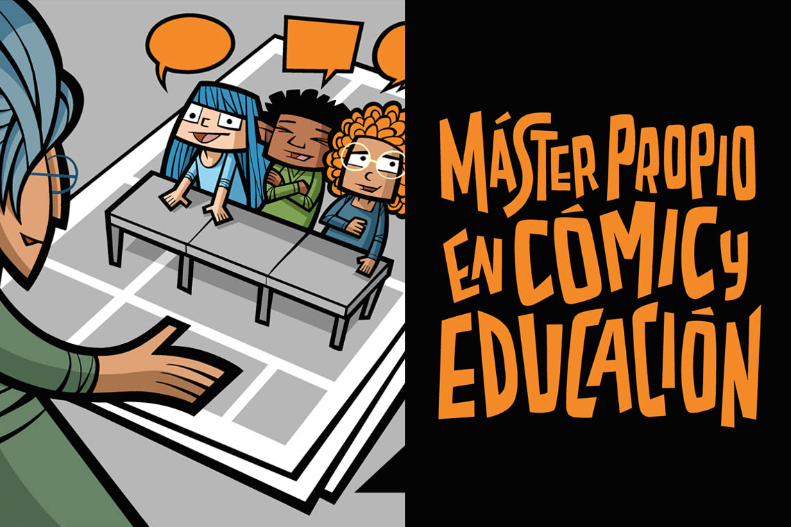 Imagen ilustrativa del Máster Propio en Cómic y Educación (2022)